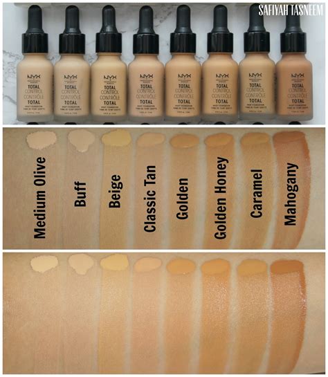 nyx total control foundation ingredients|NYX Total Control Drop Foundation ingredients (Explained).